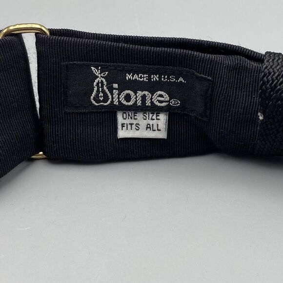 Vintage Gutos Confetti Lucite Buckle on Braided Fabric Ione Belt USA OSFA - Picture 3 of 7